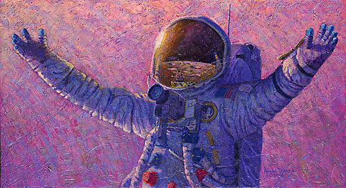 "Hello Universe" - Alan Bean - NASA Aviation Art